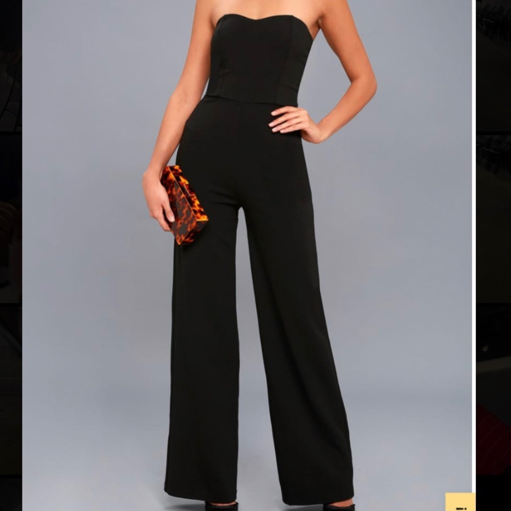 Strapless Black Jumpsuit from Lulu’s